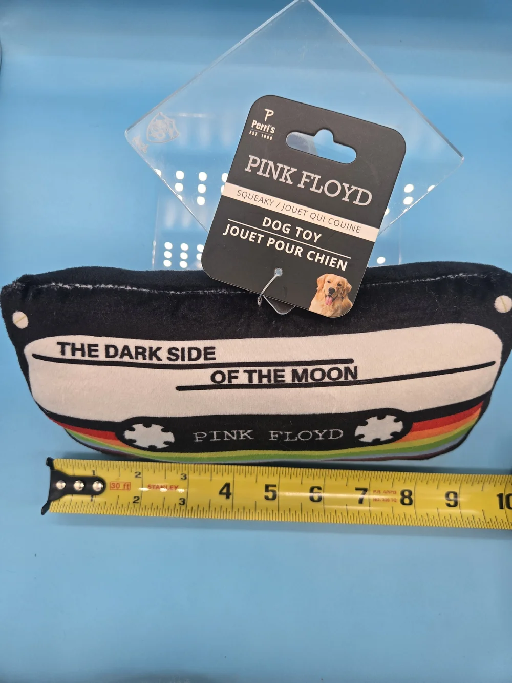Pink Floyd Dog Toy & Red Ball Squeak Dog Toy Set- 2 Pack